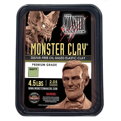 Monster Clay Brown - Soft Grade 2.05 Kg (4.5lbs)