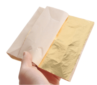 Pan de Oro - Pack 100 Láminas 14x14 cm