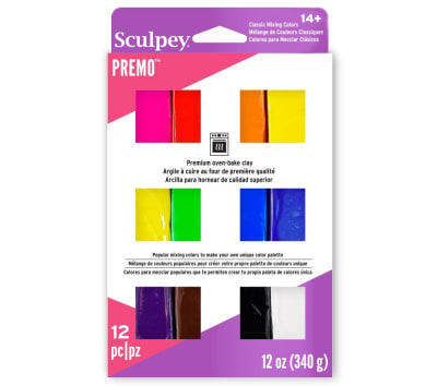 Sculpey Premo! MultiPack 12 Colores Clásicos (340 gr)