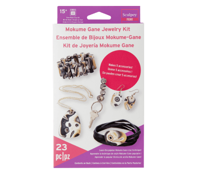 Sculpey Premo Mokume Gane Jewelry Kit