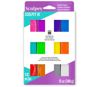 Sculpey III - Multipack 12 Colores Brillantes (340 gr)