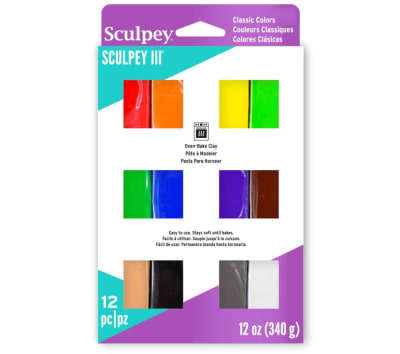 Sculpey III - Multipack 12 Colores Clásicos (340 gr)