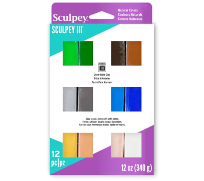 Sculpey III - Multipack 12 Colores Naturales (340 gr)