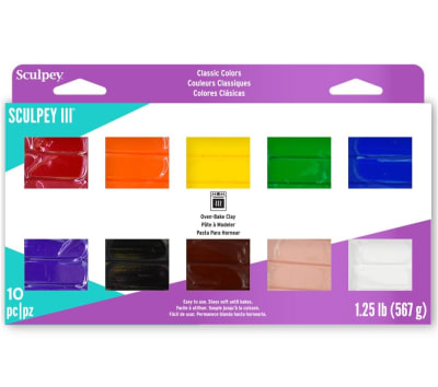 Sculpey III - Multipack 10 Colores Clásicos (570 gr)