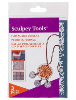 Sculpey Malla Para Serigrafía - Flores1