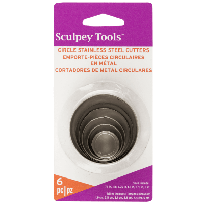 Sculpey Tools - Cortadores Círculos (6 piezas)