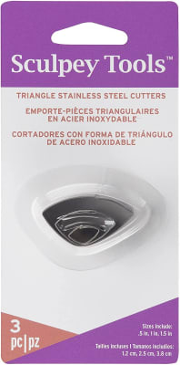 Sculpey Tools - Cortadores Triangulo Irregular (3 piezas)