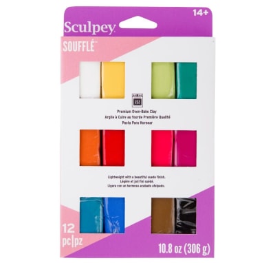 Sculpey Soufflé - Multipack 12 Colores (306 gr)