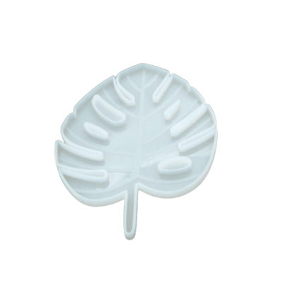 MOLDE DE SILICONA TABLA HOJA MONSTERA (B333)