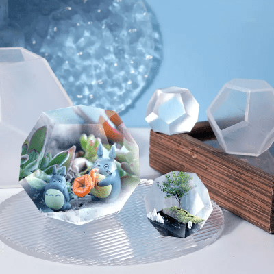 MOLDE DE SILICONA FIGURA DODECAEDRO #1 (M139)2