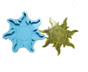 MOLDE DE SILICONA POSAVASO SOL #2 (P168)