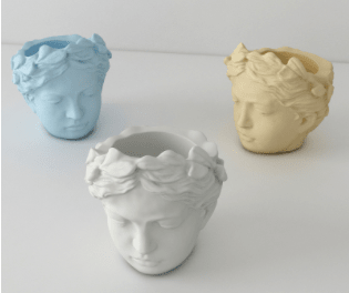 MOLDE DE SILICONA MACETA VICTORIA (M184)