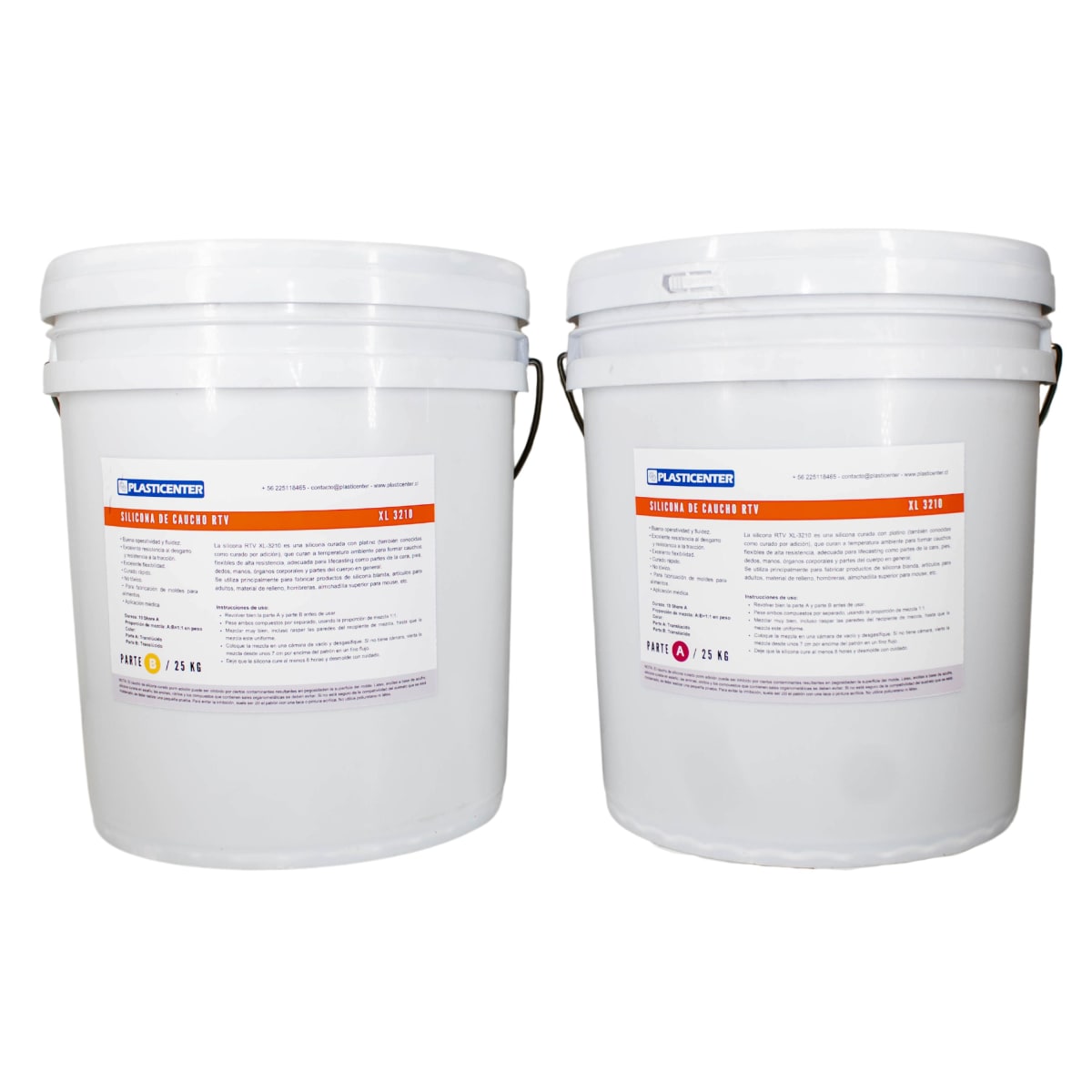 Silicona Caucho RTV XL 3210 FDA (Translúcida)3
