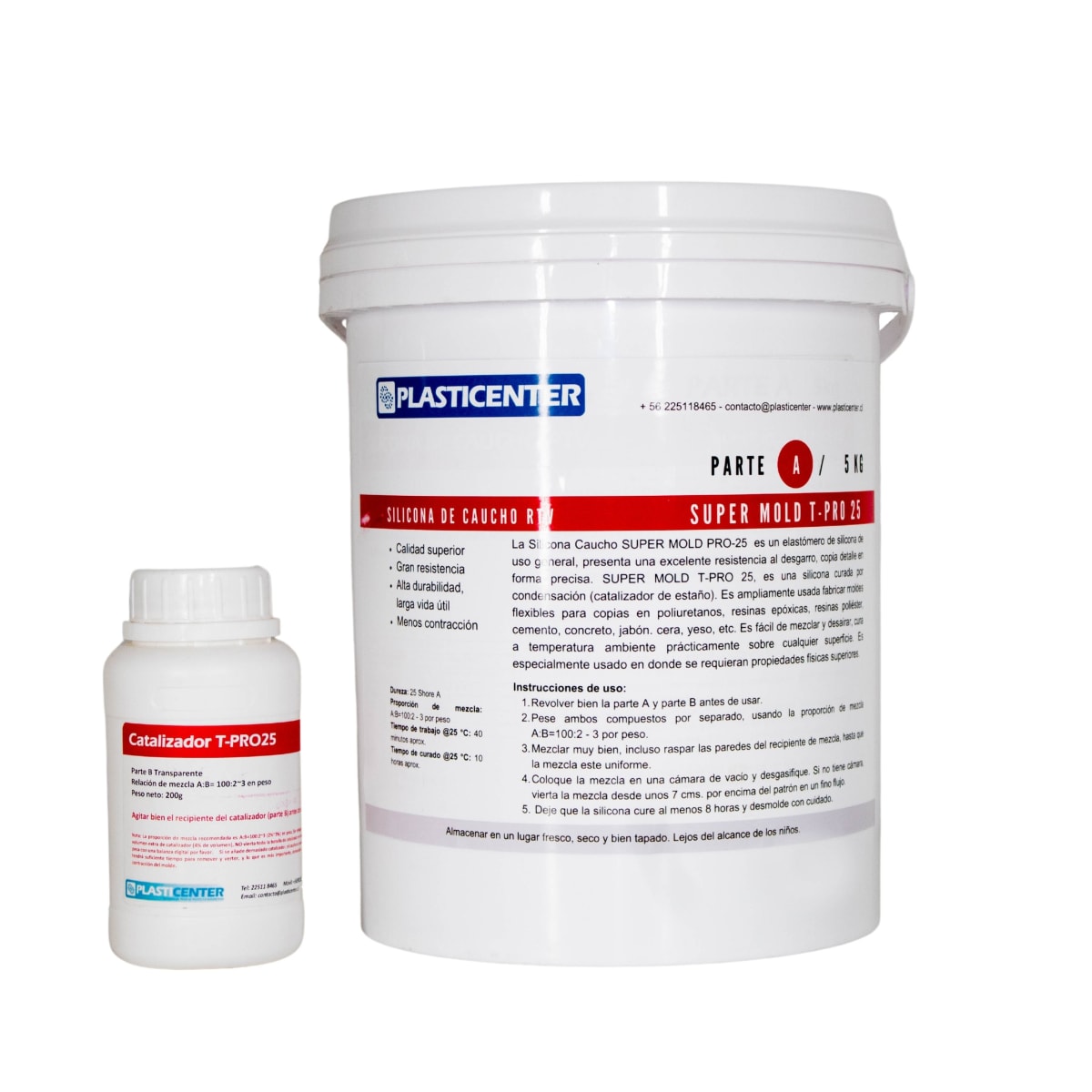 Silicona Caucho RTV SUPER MOLD T-PRO 252