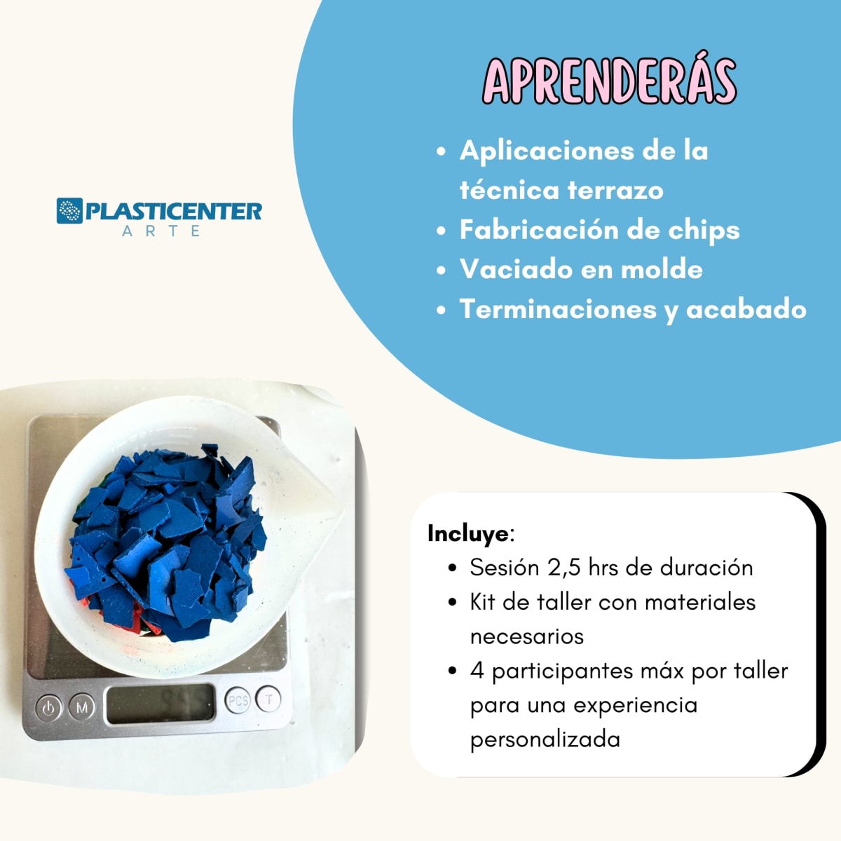 Taller Resina Ecológica - Técnica Terrazzo2