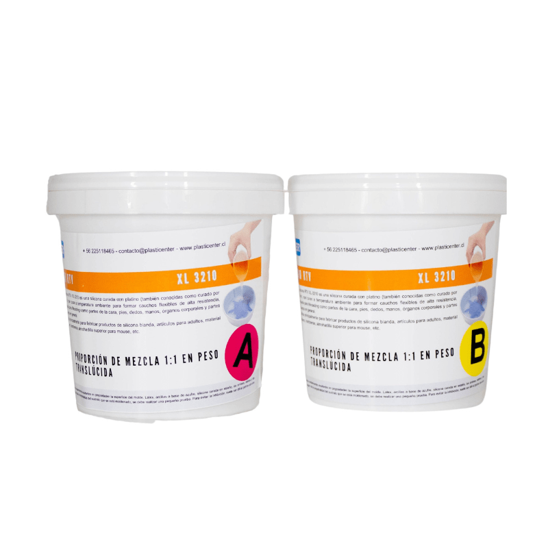Silicona Caucho RTV XL 3210 FDA (Translúcida) 0