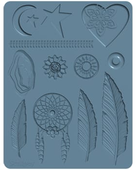 Sculpey - Molde de Silicona Horneable Figuras Boho Chic2