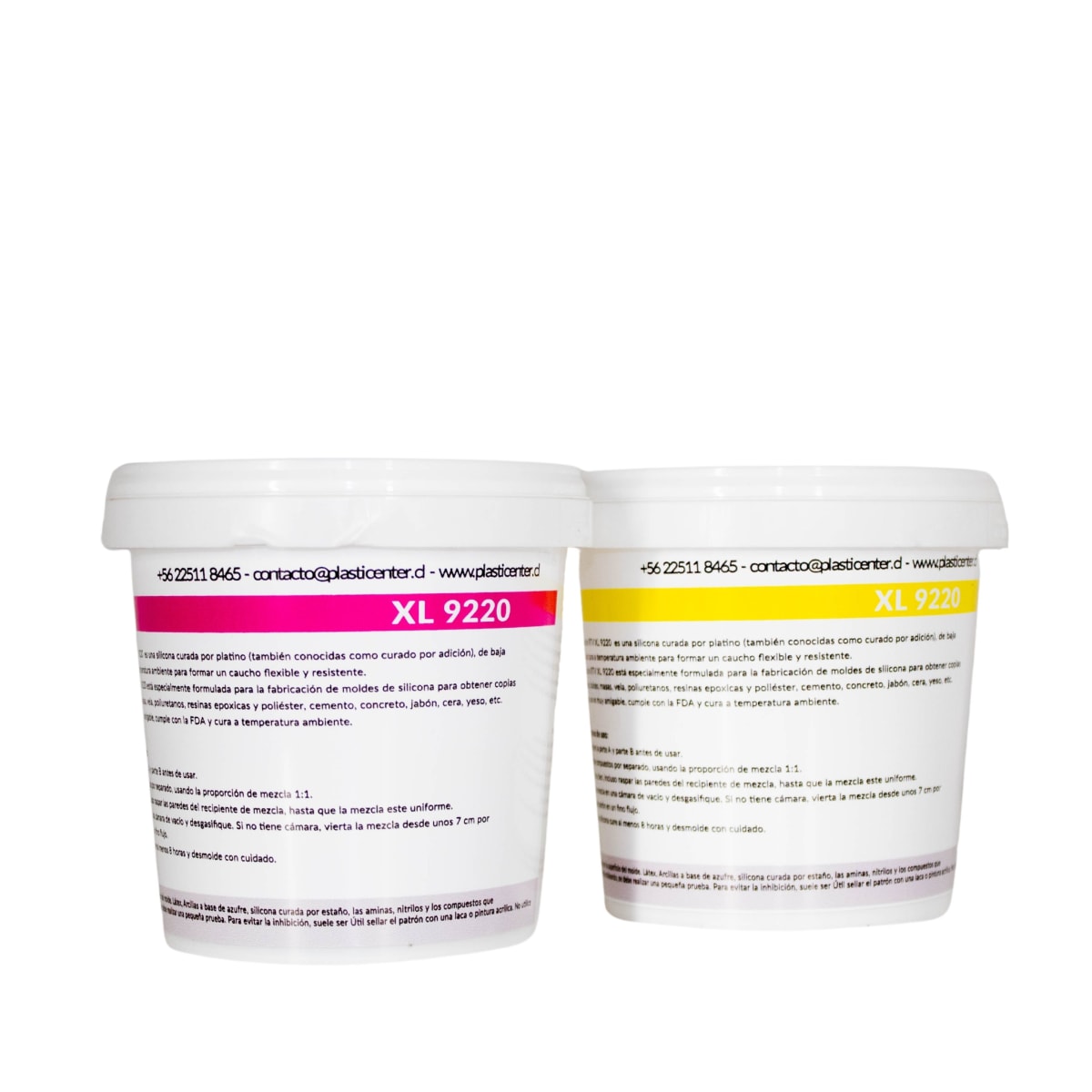 Silicona Caucho RTV XL 9220 /FDA (Blanca) 0