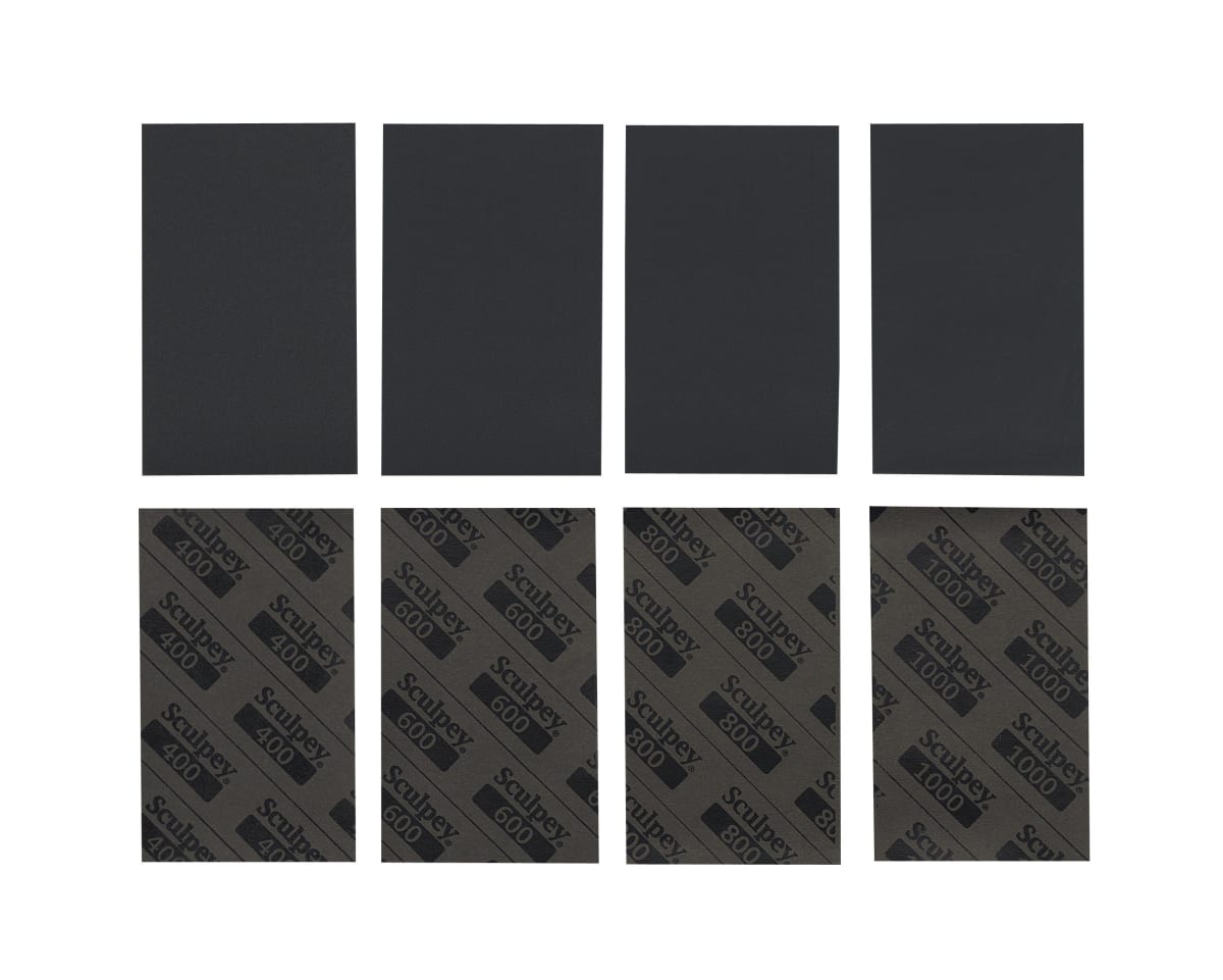 Sculpey Tools - Pack de lijas Húmedo/Seco (8pcs)4