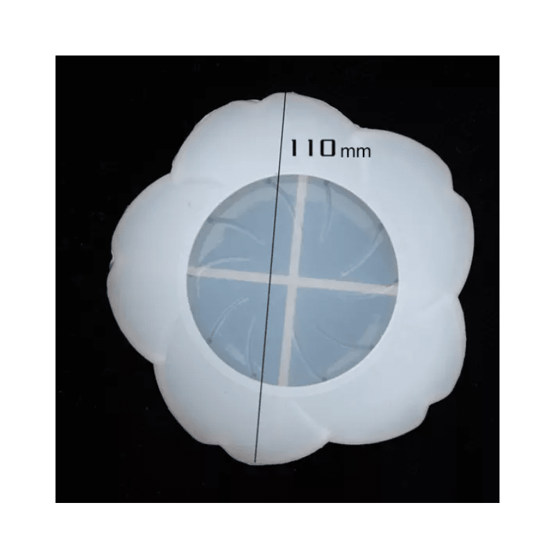 MOLDE DE SILICONA JOYERO FLOR (J122)1
