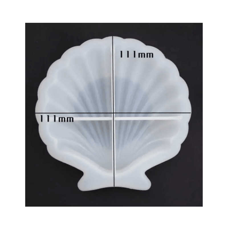 MOLDE DE SILICONA JOYERO CONCHA (J123)1