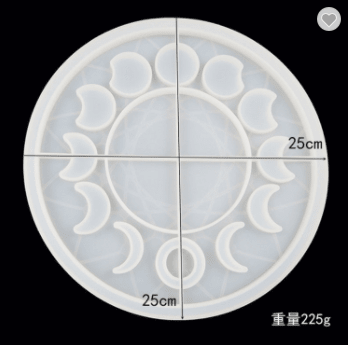 MOLDE DE SILICONA FASES LUNA (F169)2