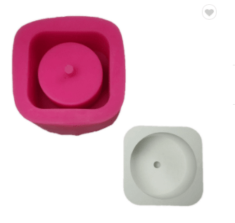 MOLDE DE SILICONA MACETA CUADRADA #1 (M190)1