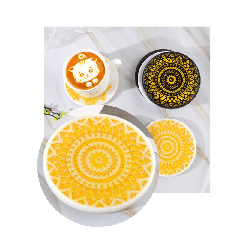 MOLDE DE SILICONA POSAVASO REDONDO DISEÑO MANDALA (P103)1