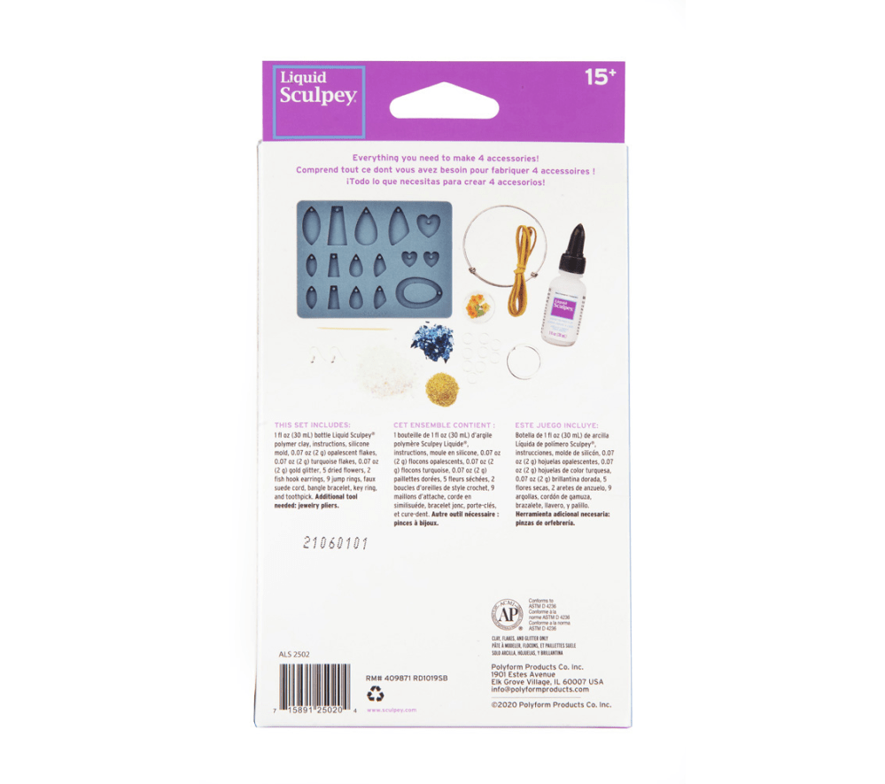Sculpey Premo Mokume Gane Jewelry Kit2