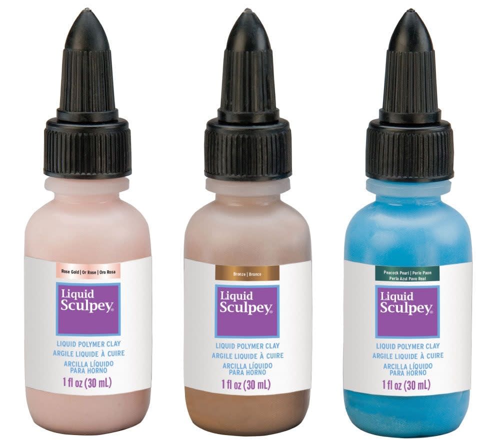 Sculpey Liquid - Multipack 3 Colores Metálicos Glamurosos (30 ml)2