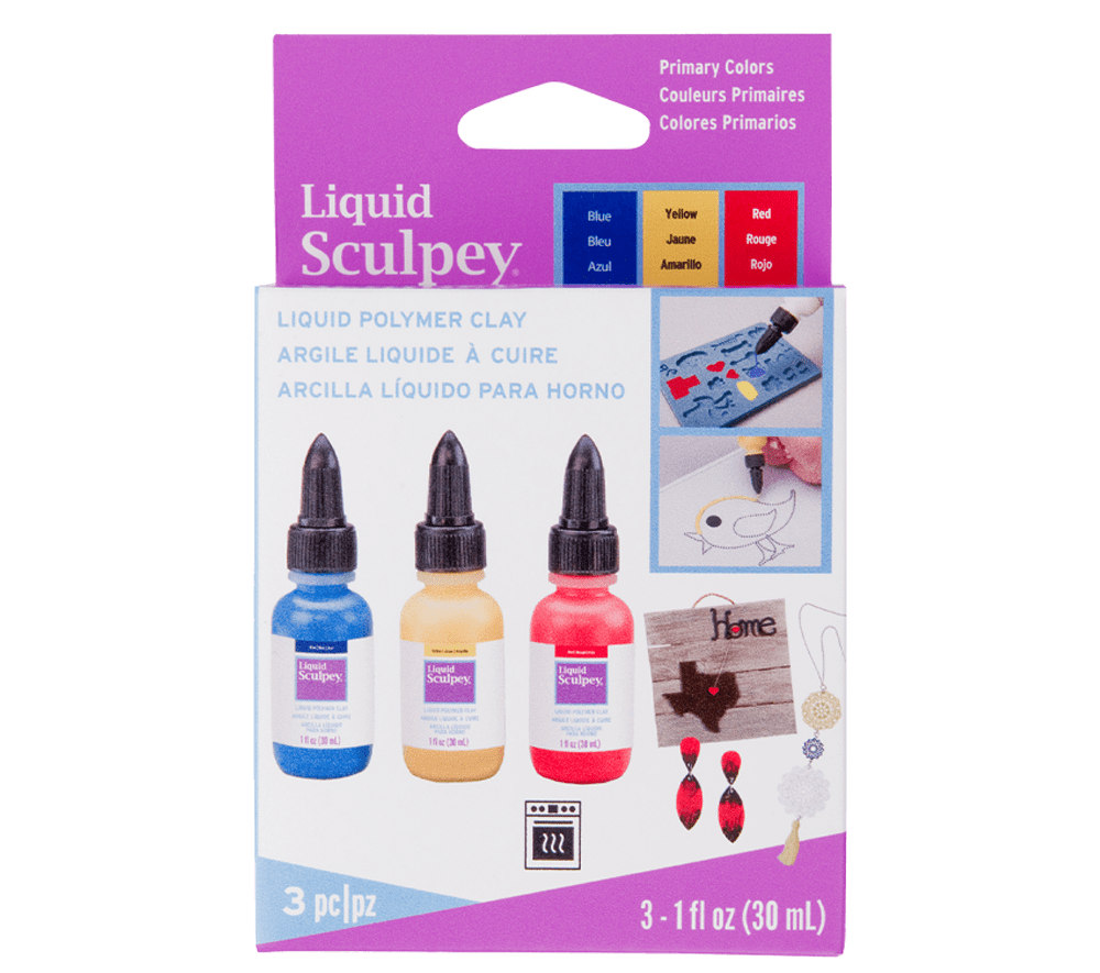 Sculpey Liquid -  Multipack 3 Colores Primarios (30 ml) 0