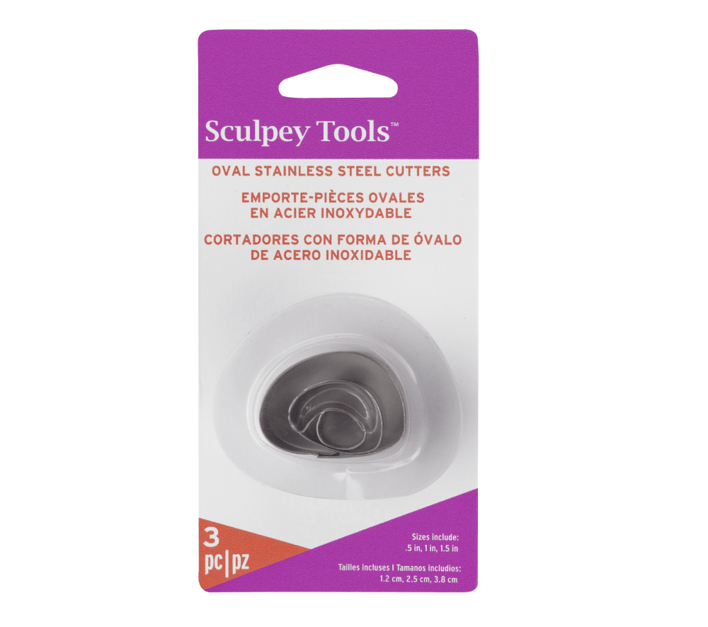 Sculpey Tools - Cortadores Óvalo Irregular (3 piezas) 0