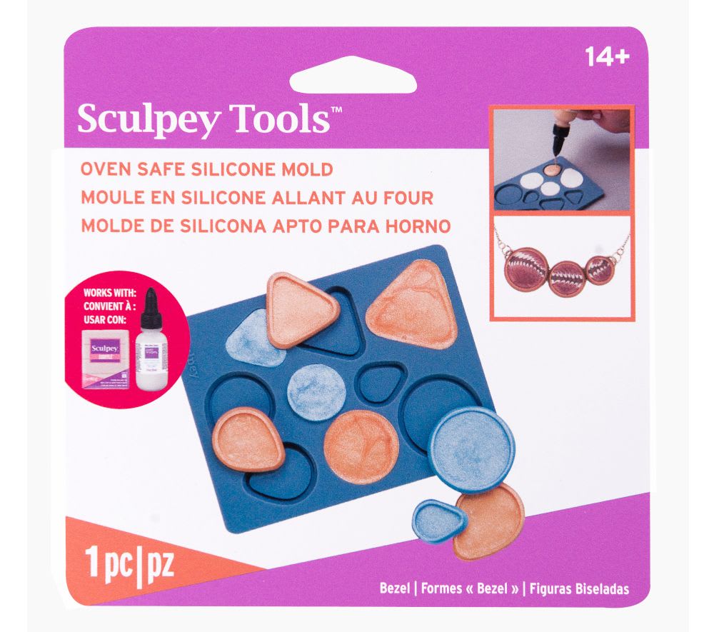 Sculpey - Molde de Silicona Horneable Figuras Biseladas 0
