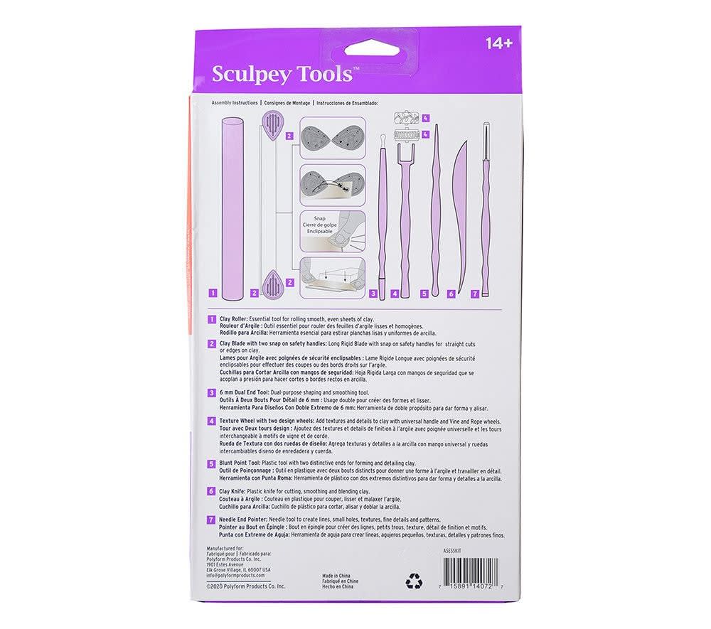 Sculpey Tools - Set de Herramientas Esenciales (11 piezas)2