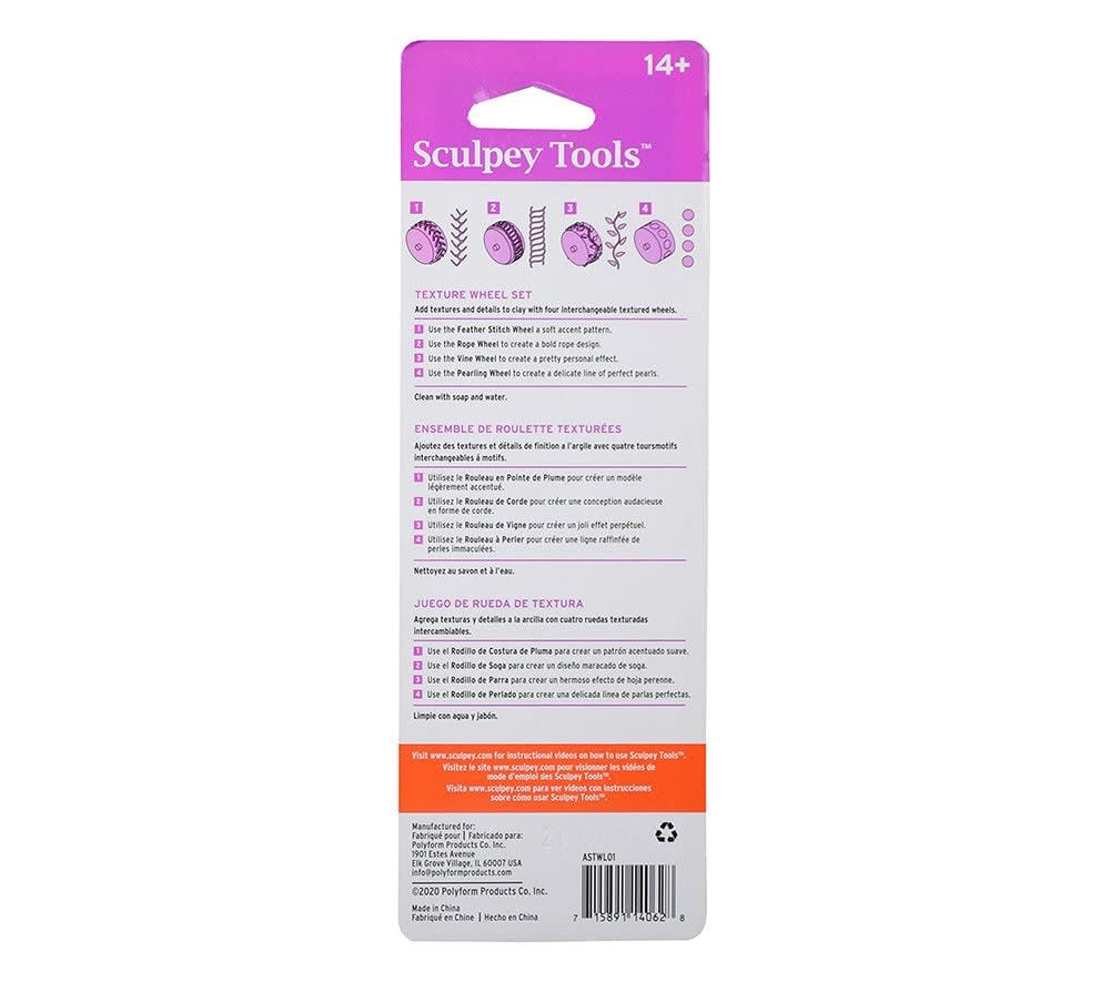Sculpey Tools - Set de Ruedas de Textura (5 piezas)2