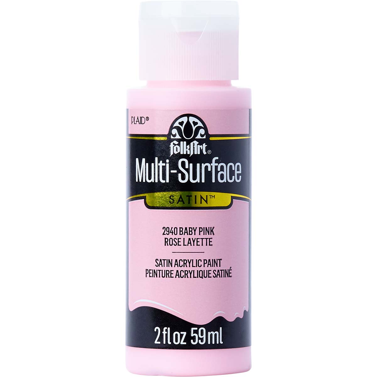 Plaid Folkart Multi-Surface Satin - Pintura Acrílica Satinada 2oz (59ml)2