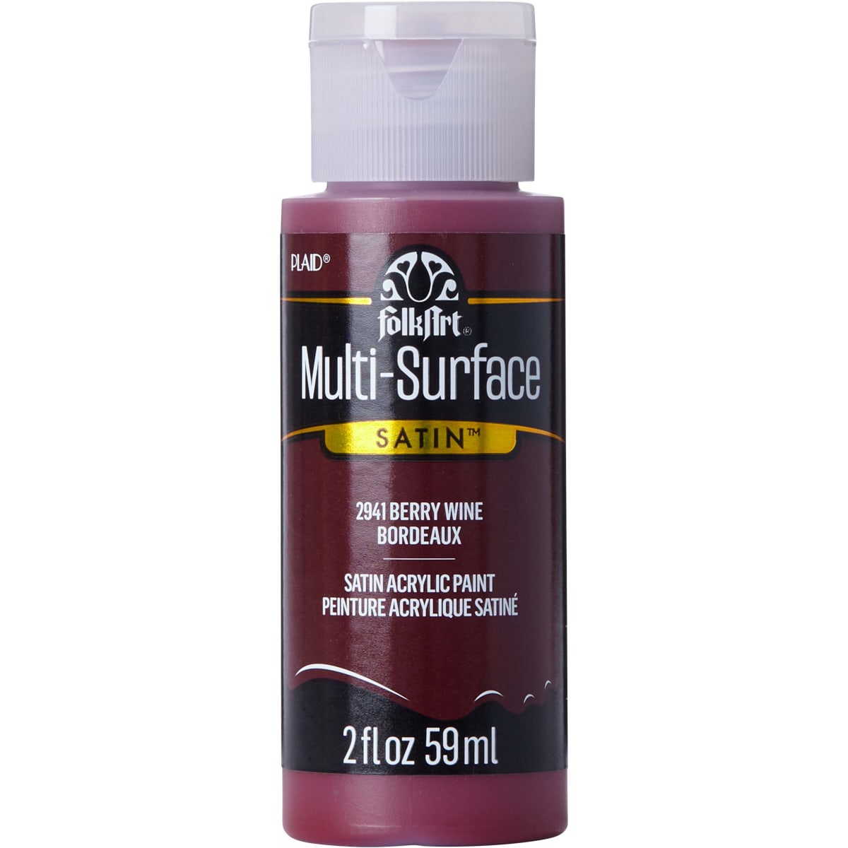 Plaid Folkart Multi-Surface Satin - Pintura Acrílica Satinada 2oz (59ml)3