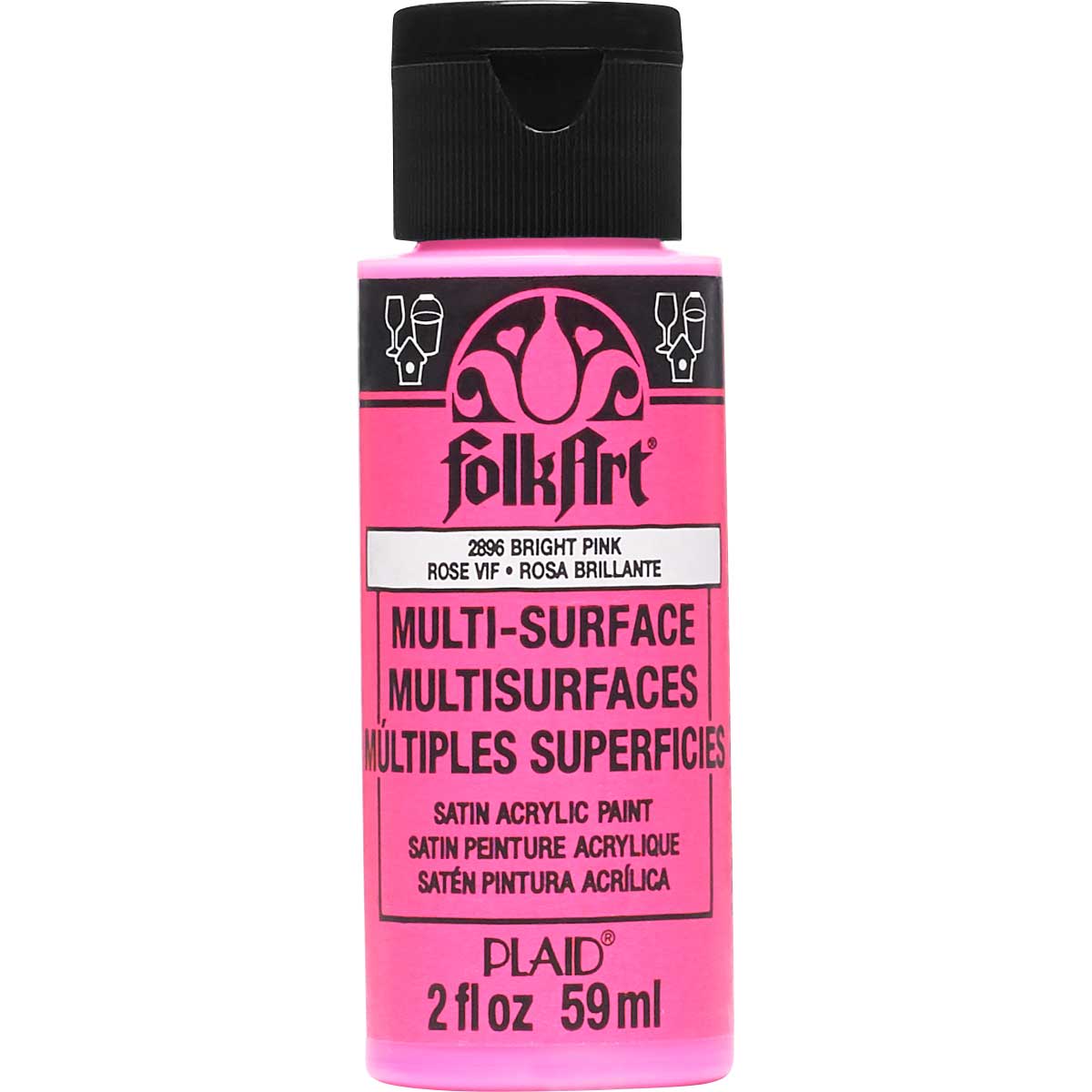 Plaid Folkart Multi-Surface Satin - Pintura Acrílica Satinada 2oz (59ml)4