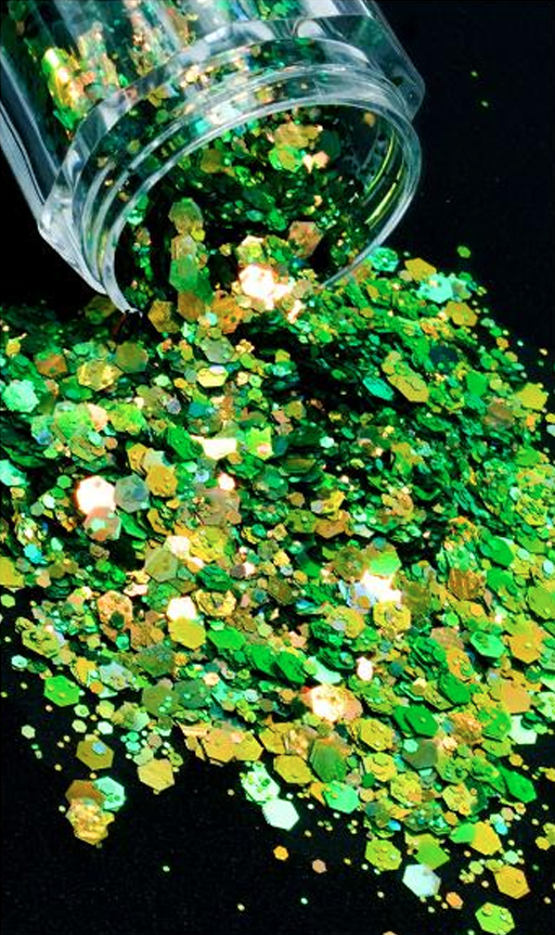 GLITTER MIX CAMALEON - VERDE #12