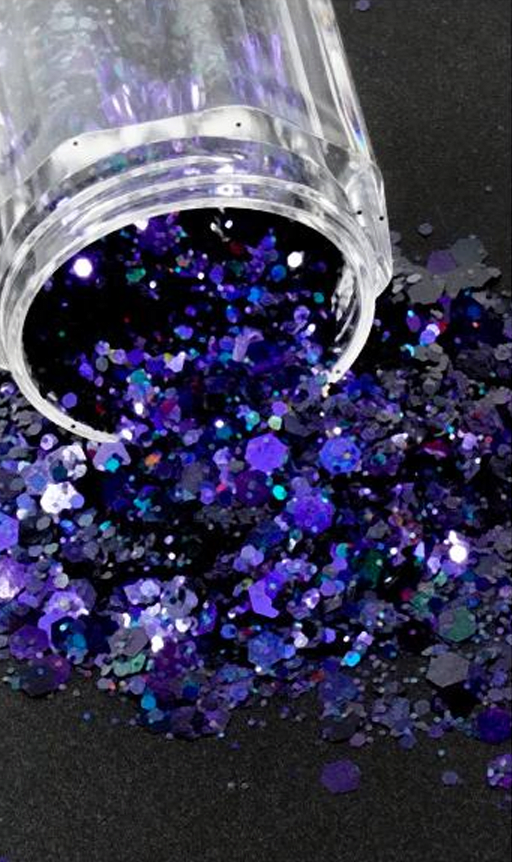 GLITTER MIX CAMALEON - MORADO #22