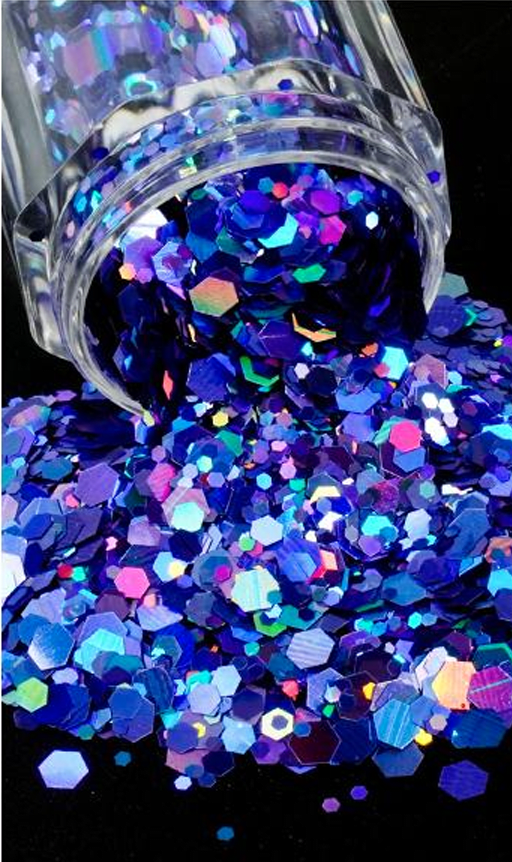 Glitter Mix Camaleón - Azul #32