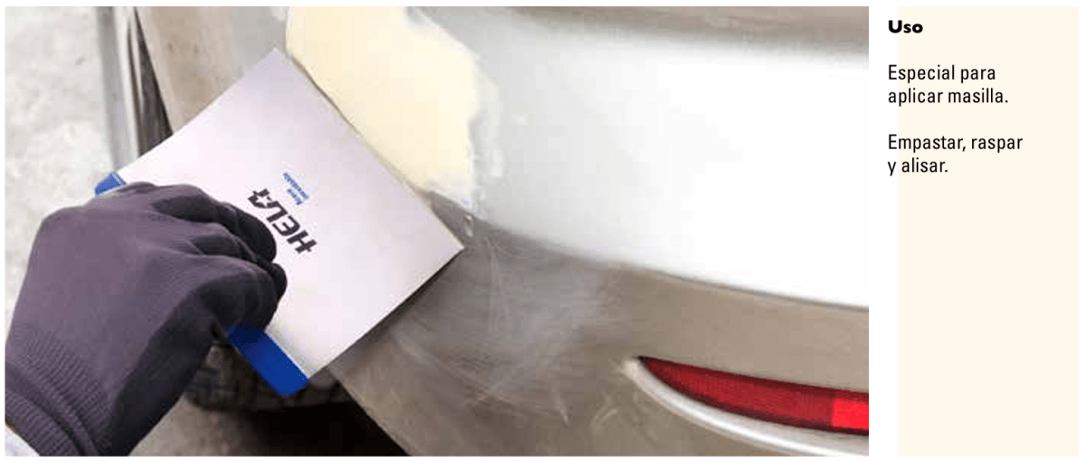 Juego de Espátulas para Masilla y Carrocería HELA – Set 4 und acero inoxidable2