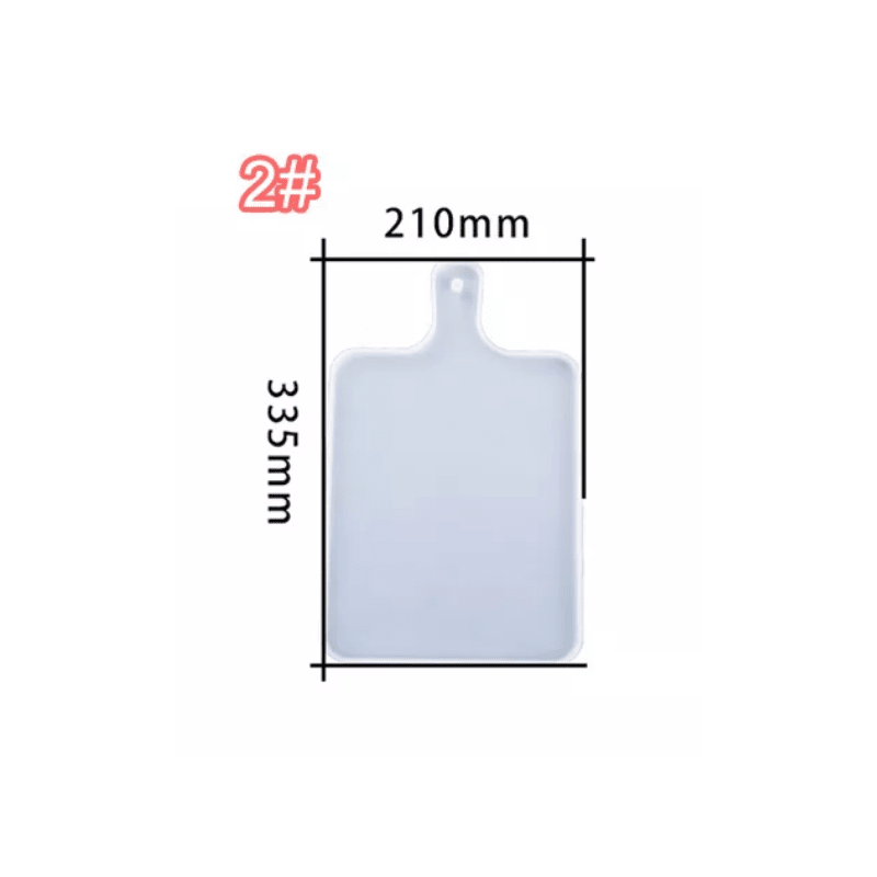 MOLDE DE SILICONA TABLA RECTANGULAR CON MANGO (B121)1