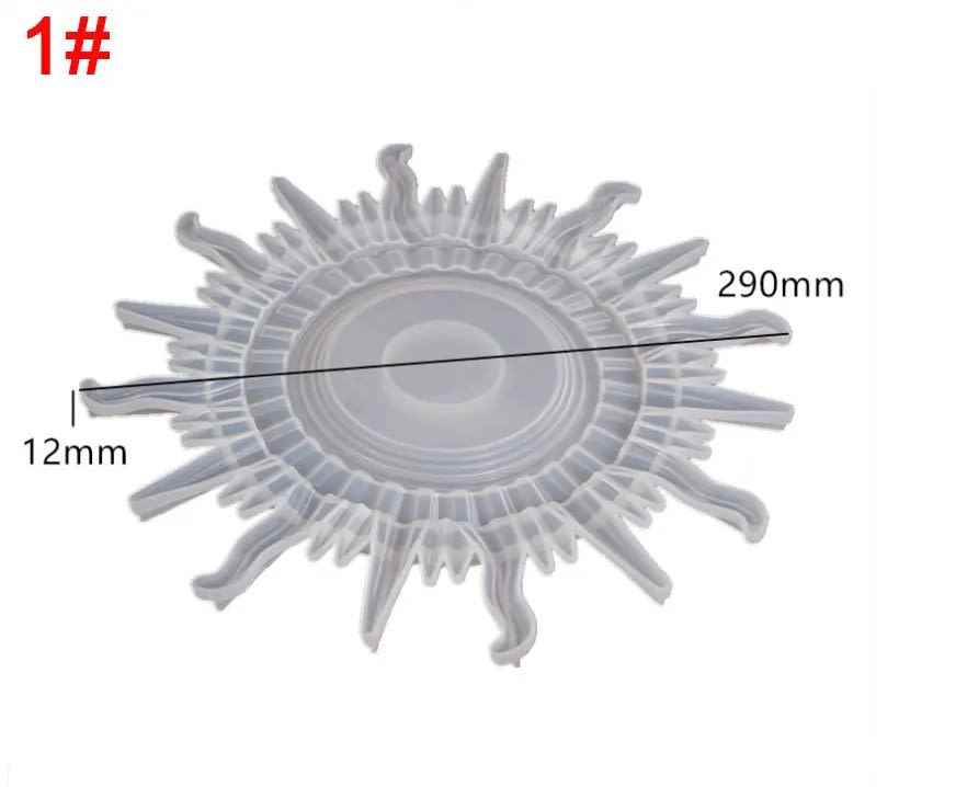 MOLDE DE SILICONA ESPEJO DISEÑO SOL (E247)3