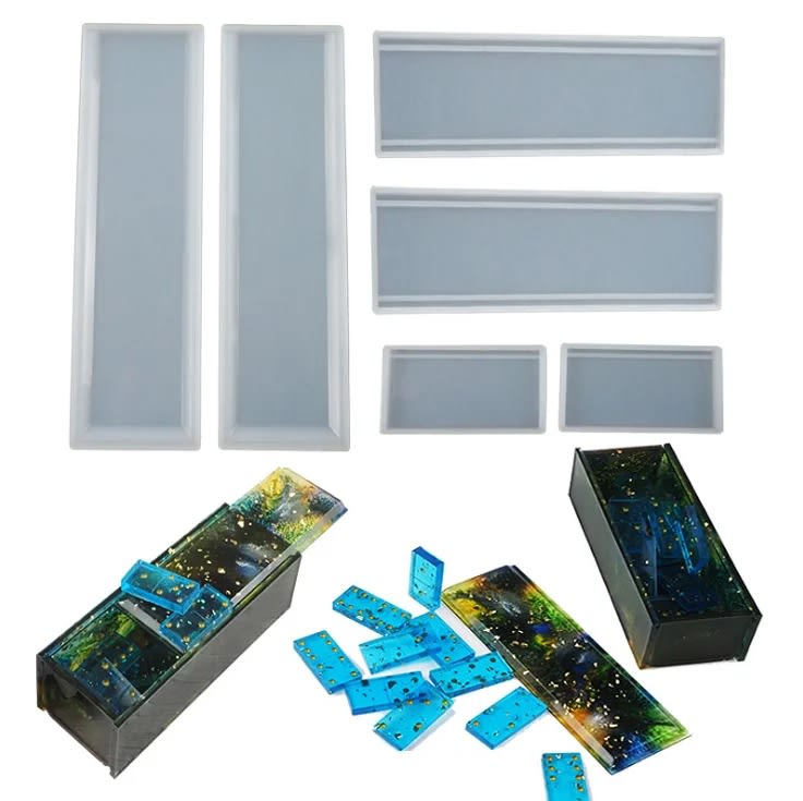 MOLDE DE SILICONA CAJA PARA DOMINO (C249)2