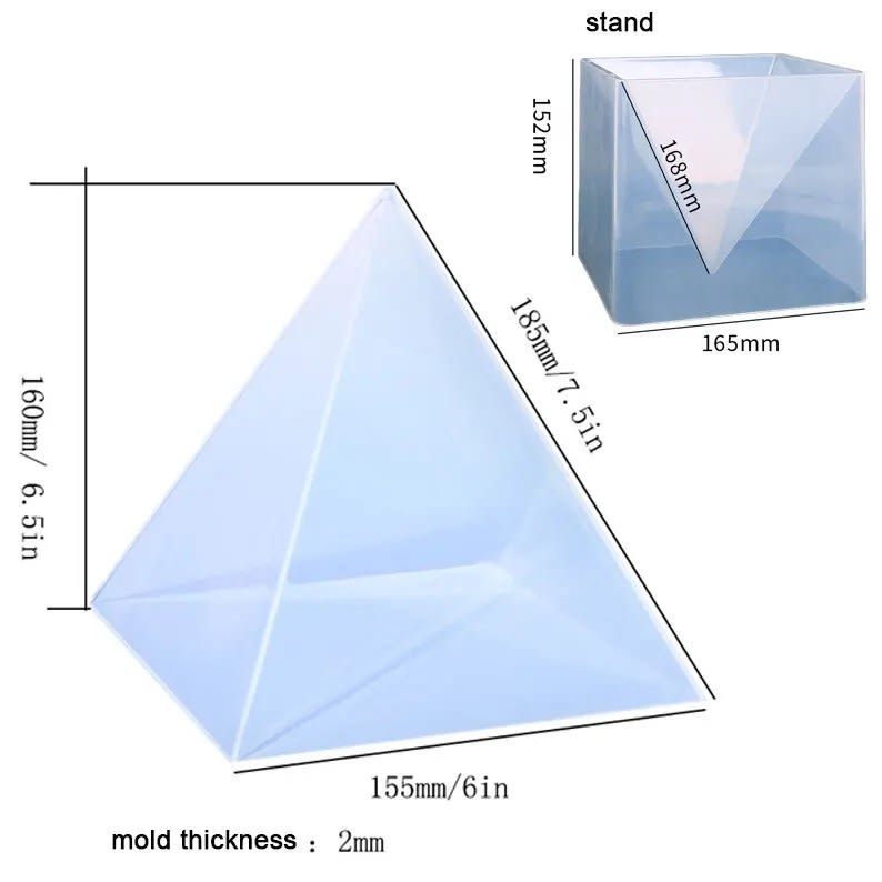 MOLDE DE SILICONA PIRAMIDE (P175)7