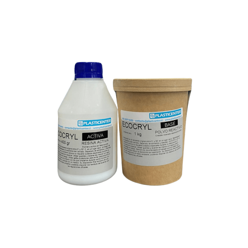 Kit Resina Acrilica Ecológica Ecocryl 0