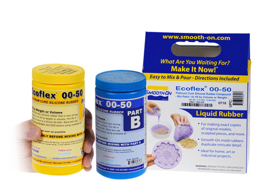 Silicona Caucho Ecoflex™ 00-50 (2lbs/0.91kg) 0