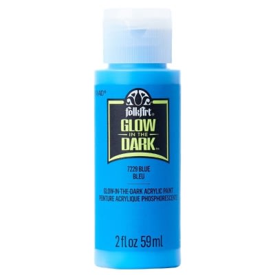 Plaid Folkart Glow In The Dark - Pintura Acrílica Brilla En La Oscuridad 2oz (59ml)5