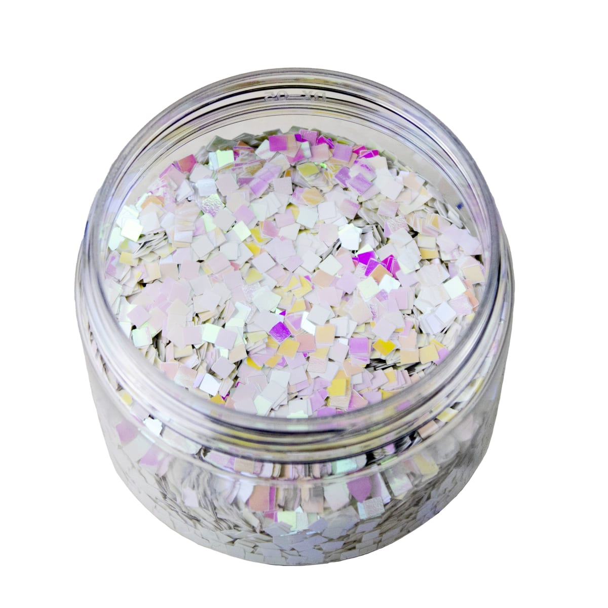 GLITTER DISEÑO CUADRADO HOLOGRAFICO BLANCO 3 MM 0